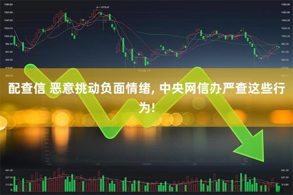 配查信 恶意挑动负面情绪, 中央网信办严查这些行为!