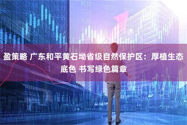 盈策略 广东和平黄石坳省级自然保护区：厚植生态底色 书写绿色篇章